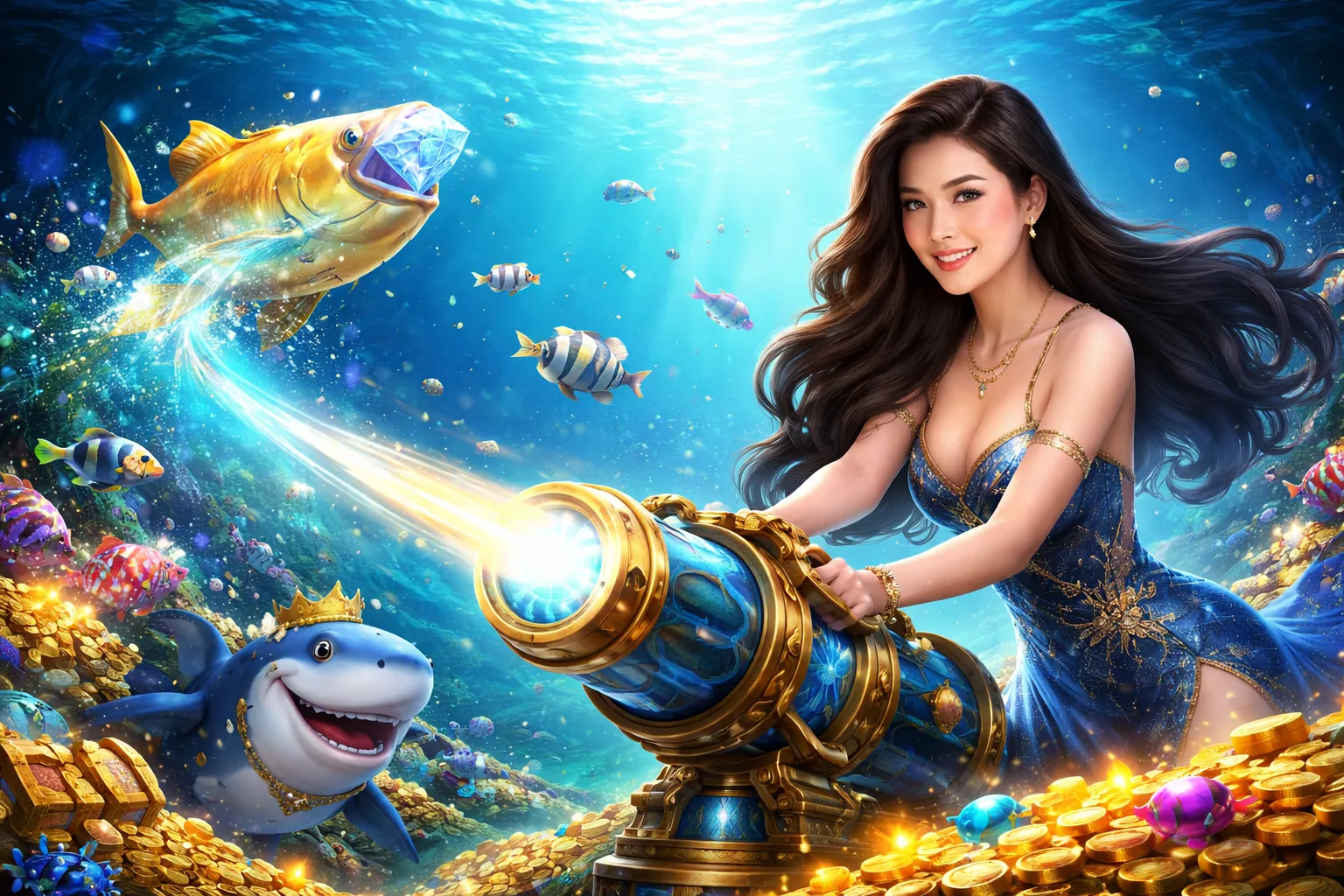 Đồ họa và âm thanh sống động của game bắn cá vn68