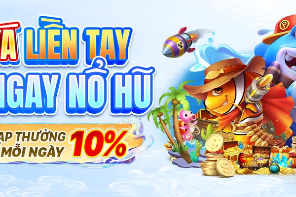 Giao diện game VN68 Bắn Cá đồ họa sống động