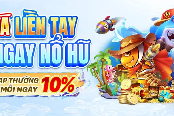 Giao diện game VN68 Bắn Cá đồ họa sống động
