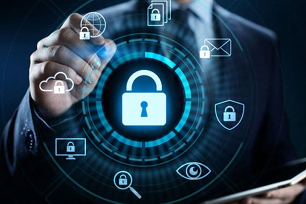 Biểu tượng khóa kỹ thuật số tượng trưng cho sự an toàn và bảo mật tài khoản vn68 bắn cá